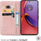 iMoshion Hoesje Geschikt voor Motorola Moto G84 Hoesje Met Pasjeshouder - iMoshion Mandala Bookcase - Rosé Goud