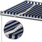 vidaXL - Luifel - automatisch - met - LED - en - windsensor - 600x350 - cm - blauw - wit