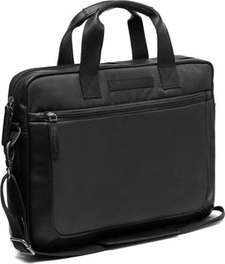Leren Laptoptas Zwart Narvik