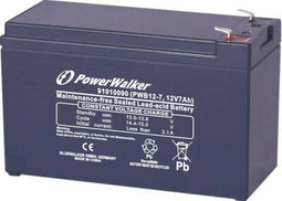 PowerWalker PWB12-7 - Accu 12V 7Ah Lood-zuur - Hoogte 99mm (1x)