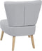 VAASA - Fauteuil - Lichtgrijs - Polyester