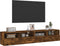 vidaXL - Tv-wandmeubels - 2 - st - 80x30x30 - cm - bewerkt - hout - gerookt - eikenkleur
