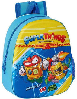 3D-Kinderrugzak SuperThings Licht Blauw