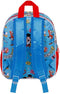 3D Mickey Mouse Schoolrugzak - Blauw/Rood - Kinderrugzak 26 x 11 x 31 cm - 8,5L