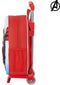 3D-schoolrugzak met Wielen 705 The Avengers Rood