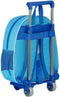 3D-schoolrugzak met Wielen SuperThings Licht Blauw