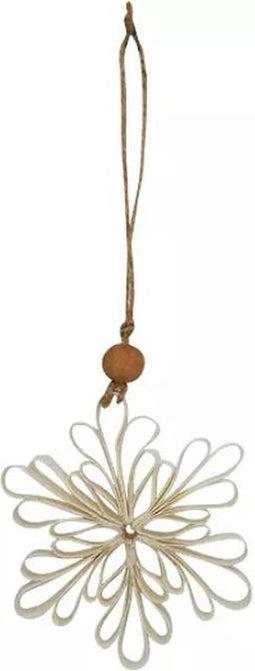 3d ster papier wit, 10 cm