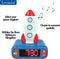 3D Wekker met Nachtlampje en Geluiden - Rocket