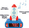 3D Wekker met Nachtlampje en Geluiden - Rocket