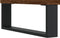 vidaXL - Dressoir - 69,5x34x90 - cm - bewerkt - hout - bruin - eikenkleur