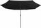 vidaXL - Parasol - met - metalen - paal - 390 - cm - zwart