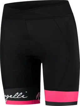 Rogelli Select - Fietsbroek - Race fit - Zwart / Roze - Maat L