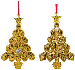 Kurt s adler - 6 inch Leopard Tree Ornament X 2. 5x5x10 cm kersto...