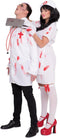 Folat Zombie Verpleegster Pakje S/M - Jurk schort hoofdkapje handschoenen - Wit