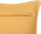 KAVALAM - Sierkussen - Mosterdgeel - 45 x 45 cm - Katoen