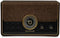 KoolTech Funk Retro Radio - AM/FM met Bluetooth - Bruin