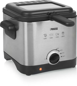 Princess 182612 - Mini friteuse - 1,5L 1000W - Roestvrijstaal