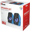 Trust Gemi RGB 2.0 - Speakerset - 6 W - Blauw