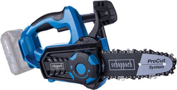 Scheppach BC-TCS200-X - Accu Kettingzaag - 20 cm zaagblad - 7 m/s zaagsnelheid - zonder accu & lader (20V IXES platform)