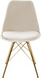 Kick Kuipstoel Velvet Goud - Goud Frame