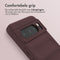 iMoshion Hoesje Geschikt voor Google Pixel 8 Pro Hoesje Siliconen - iMoshion EasyGrip Backcover - Aubergine