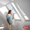 VELUX Origineel Plisségordijn (FHL), Zilveren Kozijn, C02, Classic Sand