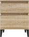 vidaXL - Nachtkastje - 40x35x50 - cm - sonoma - eikenkleurig