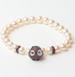 Armband Dames Lancaster JLA-BR-OWL-5-WH 16 mm