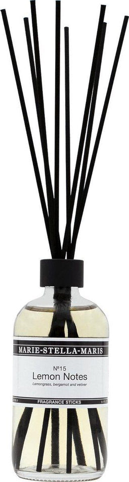 MARIE-STELLA-MARIS - Fragrance Sticks Lemon Notes - 240 ml - Geurstokjes