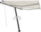vidaXL - Luifel - vrijstaand - handmatig - uittrekbaar - 300x250 - cm - crèmekleurig