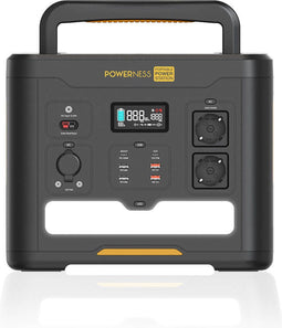 Powerness Hiker U1500 - Draagbare Power Station - 1500 Wh - Geel/Zwart