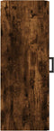 vidaXL - Hangkast - 34,5x34x90 - cm - gerookt - eikenkleurig