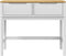 vidaXL - Wandtafel - FLORO - 89,5x36,5x73 - cm - massief - grenenhout - wit