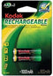 2 x AAA oplaadbare krachtige Kodak batterijen - 1000mAh