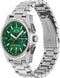 Armani Exchange AX2862 - Polshorloge - Chronograaf - Matgroene wijzerplaat - Zilverkleurig