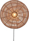 GOOD&MOJO Wandlamp Tanami - Rotan - Ø55cm - Binnen Modern