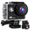 Strex Action Camera SP342 - 4K 30MP - Tot 30 meter waterdicht EIS stabilisatie WiFi - Zwart