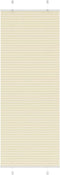vidaXL - Plissé - rolgordijn - 70x200 - cm - stofbreedte - 69,4 - cm - polyester - crème