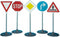 Klein Toys verkeersborden - 5 stuks - 25x25x73 cm - ideaal voor verkeerseducatie