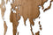 MiMi Innovations® Exclusieve Houten Wereldkaart - Muurdecoratie - Wanddecoratie - Muursticker - 130x78 cm/51.2x30.8 inch - Walnoot