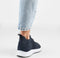 PS Poelman ROBIN - Heren Sneakers - Vetersluiting - Donker Blauw - Maat 41