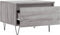 vidaXL - Salontafel - 50x46x35 - cm - bewerkt - hout - grijs - sonoma - eikenkleurig