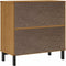 vidaXL - Dressoir - FLAM - 80x40x80 - cm - massief - grenenhout