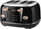 Tower Retro Broodrooster Bottega Rose Gold 4 Sneden Zwart