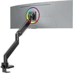 ONKRON G130-B - Draaibare en kantelbare bureauhouder - Voor monitoren 17“-57” max. 27 kg - Zwart