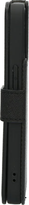 Mobiparts iPhone 13 Pro - Wallet Case - Saffiano motief - Zwart