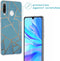 iMoshion Hoesje Geschikt voor Huawei P30 Lite Hoesje Siliconen - iMoshion Design hoesje - Blauw / Meerkleurig / Goud / Blue Graphic