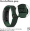 imoshion Elastisch nylon bandje - Geschikt voor Fitbit Charge 4, Charge 3 - Groen - One Size