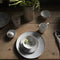 Dutch Rose Organic Borden - Plat - Ø 17cm - Stoneware Handgemaakt - Wit