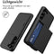 imoshion Hoesje Geschikt voor Samsung Galaxy S23 Hoesje - Ruimte voor 2 pasjes - imoshion Backcover met pasjeshouder - Zwart